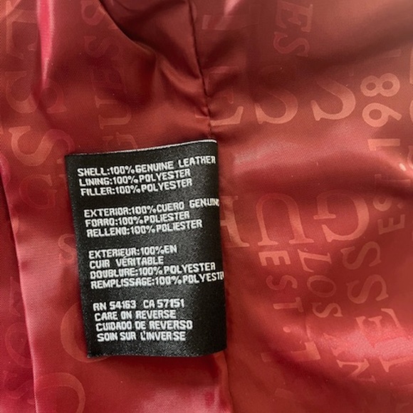 Guess Leather Jacket - Picture 9 of 15